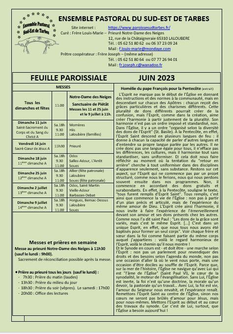 2023 06 feuille paroissiale 1